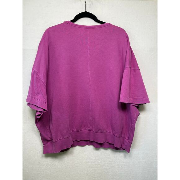 Athleta Modern Sundown Short Sleeve Sweatshirt, XL - Picture 2 of 5